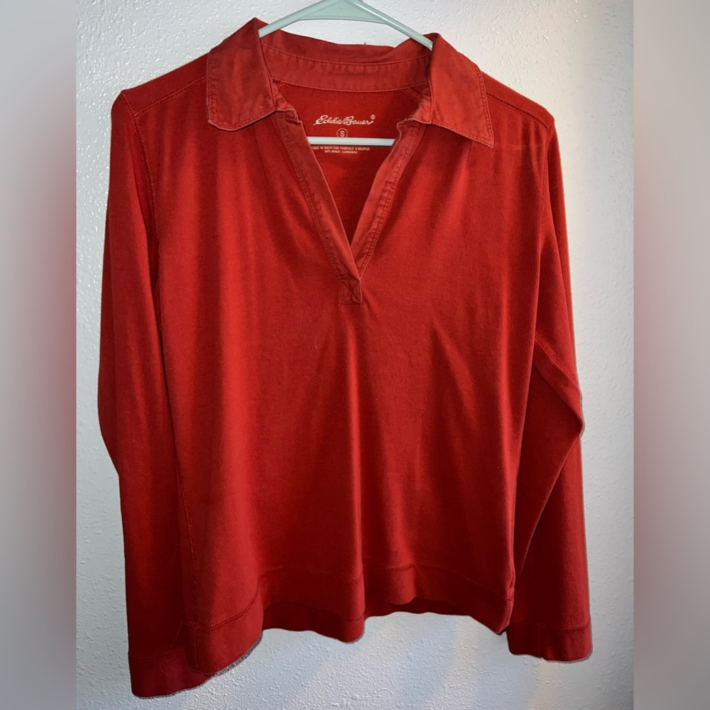 Eddie Bauer Collared Long Sleeve